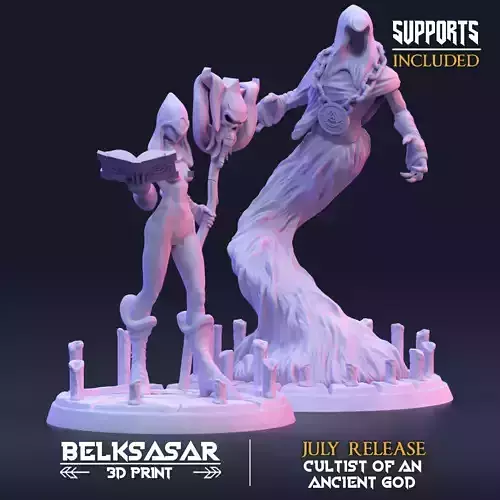 Summoner of the Ancient Spirits Nude - B 3D print model