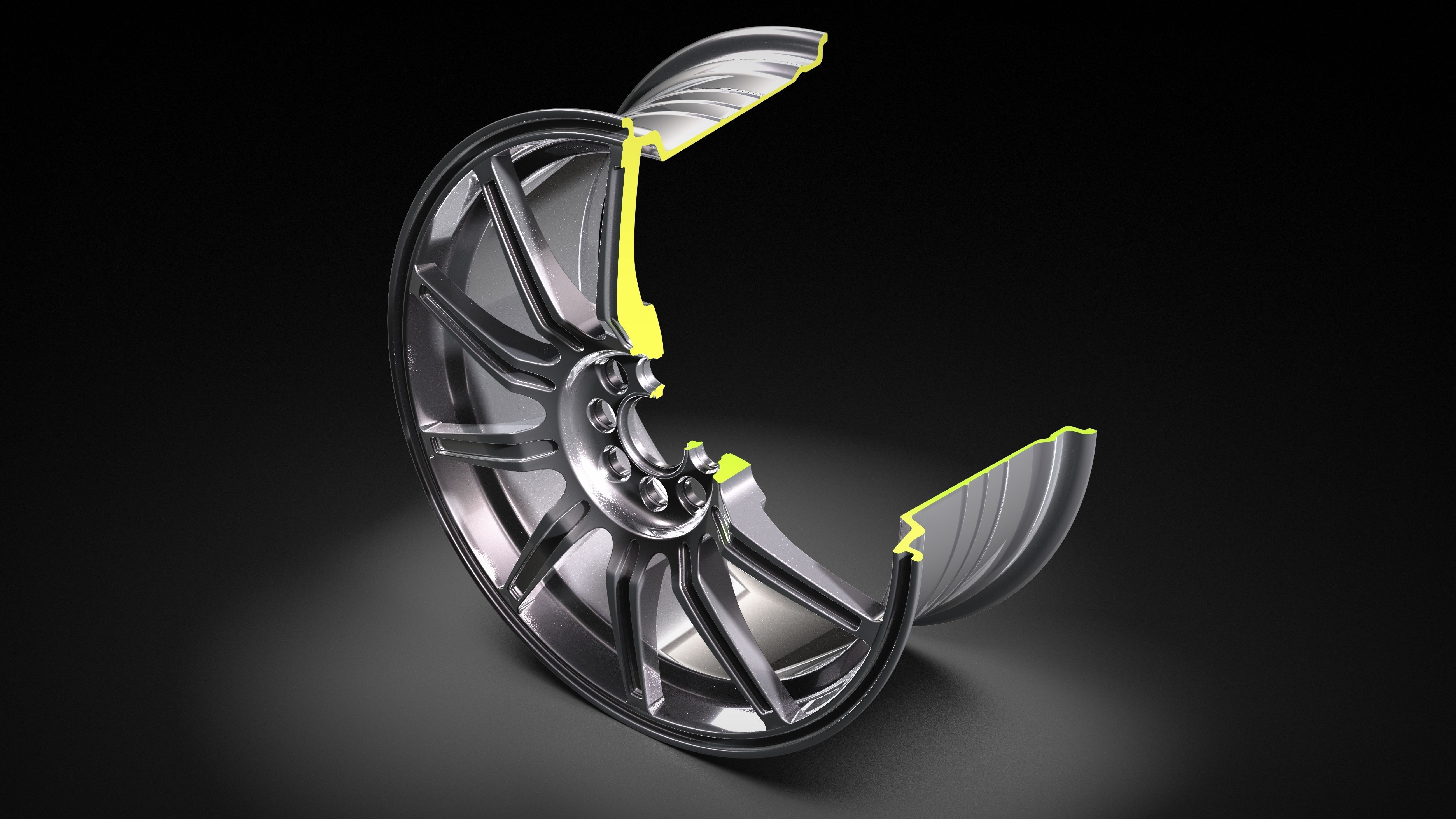 BBS Impreza WRX STI Wheel 3D model_2