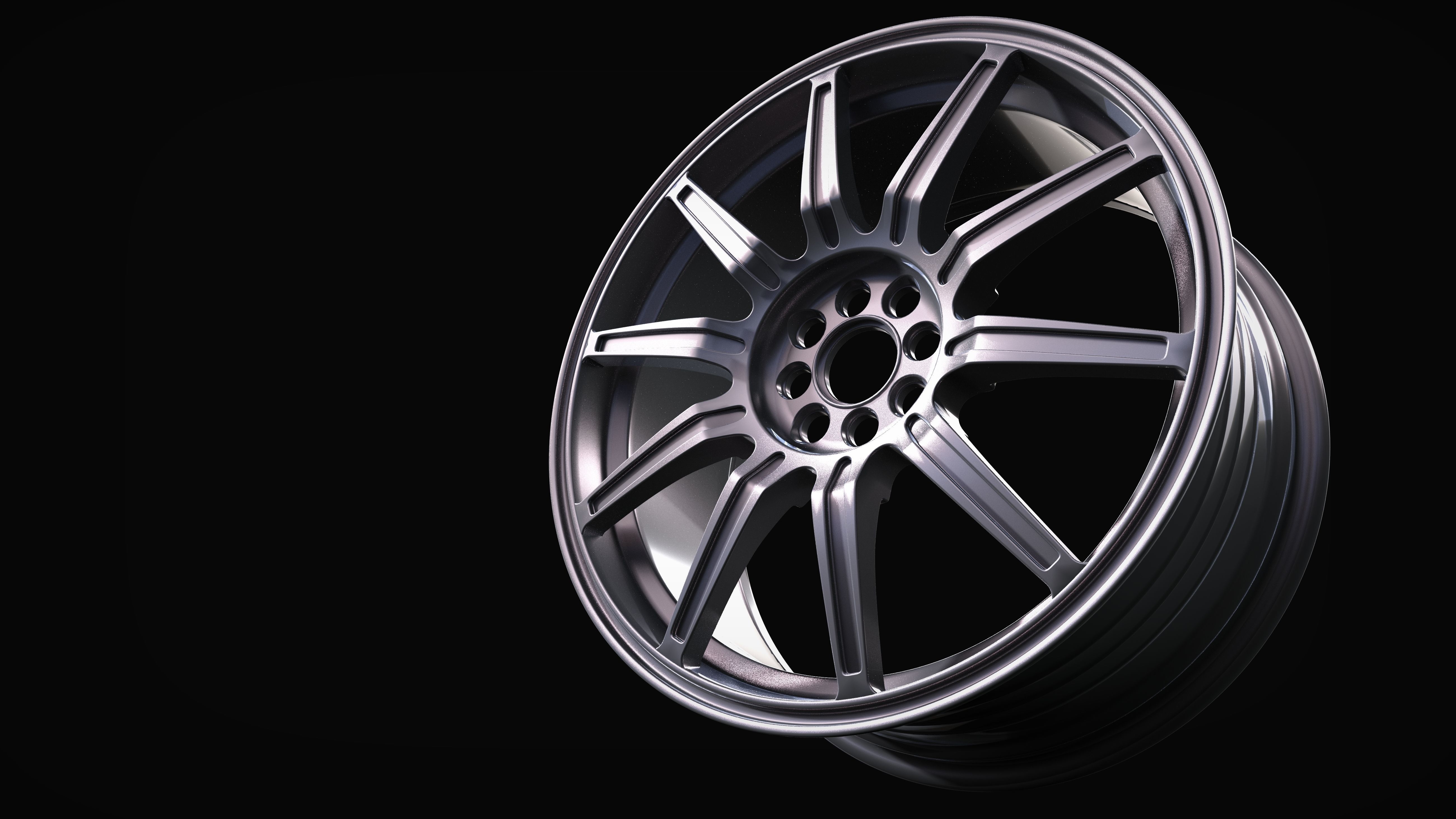 BBS Impreza WRX STI Wheel 3D model_6