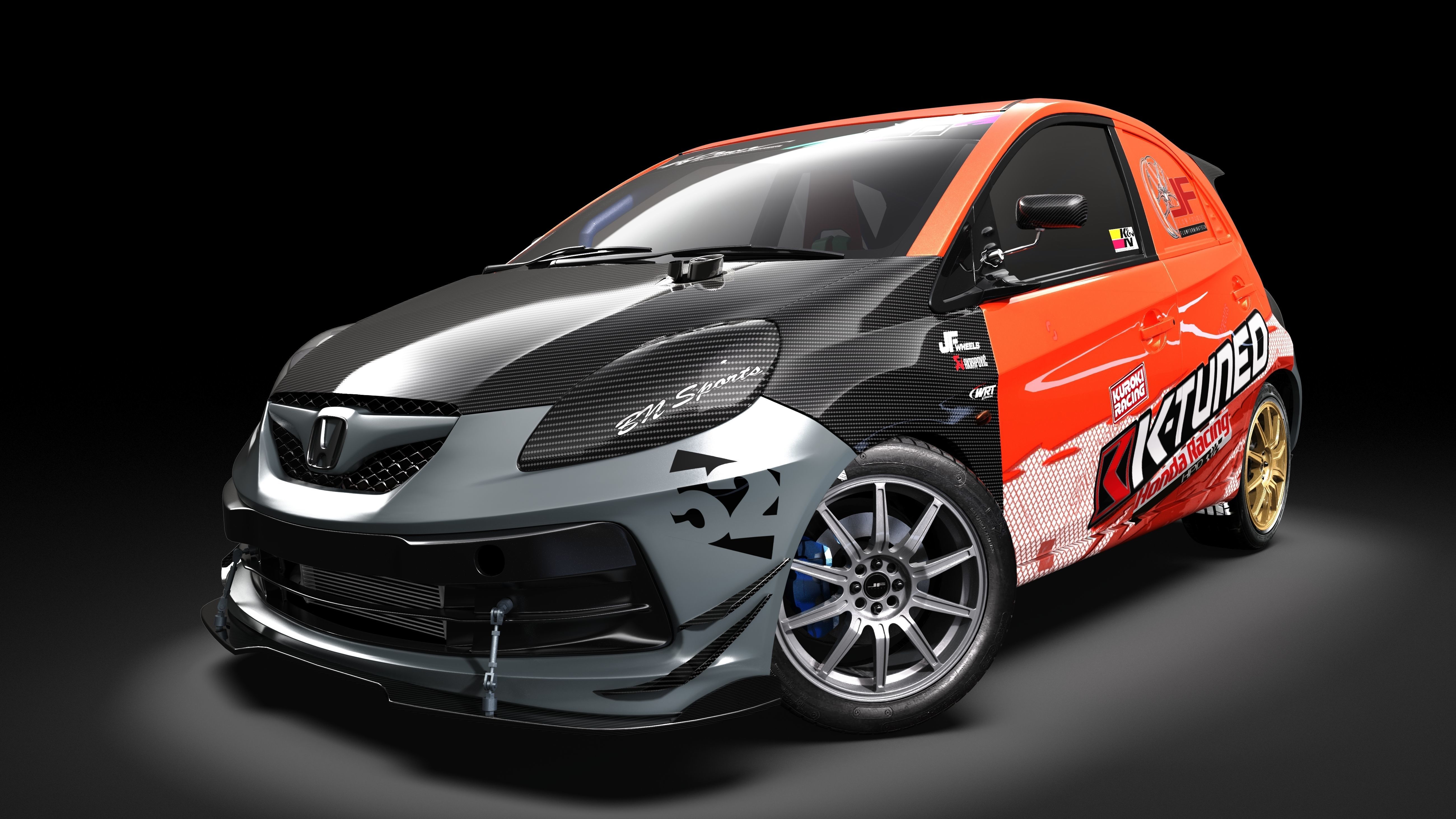 BBS Impreza WRX STI Wheel 3D model_16