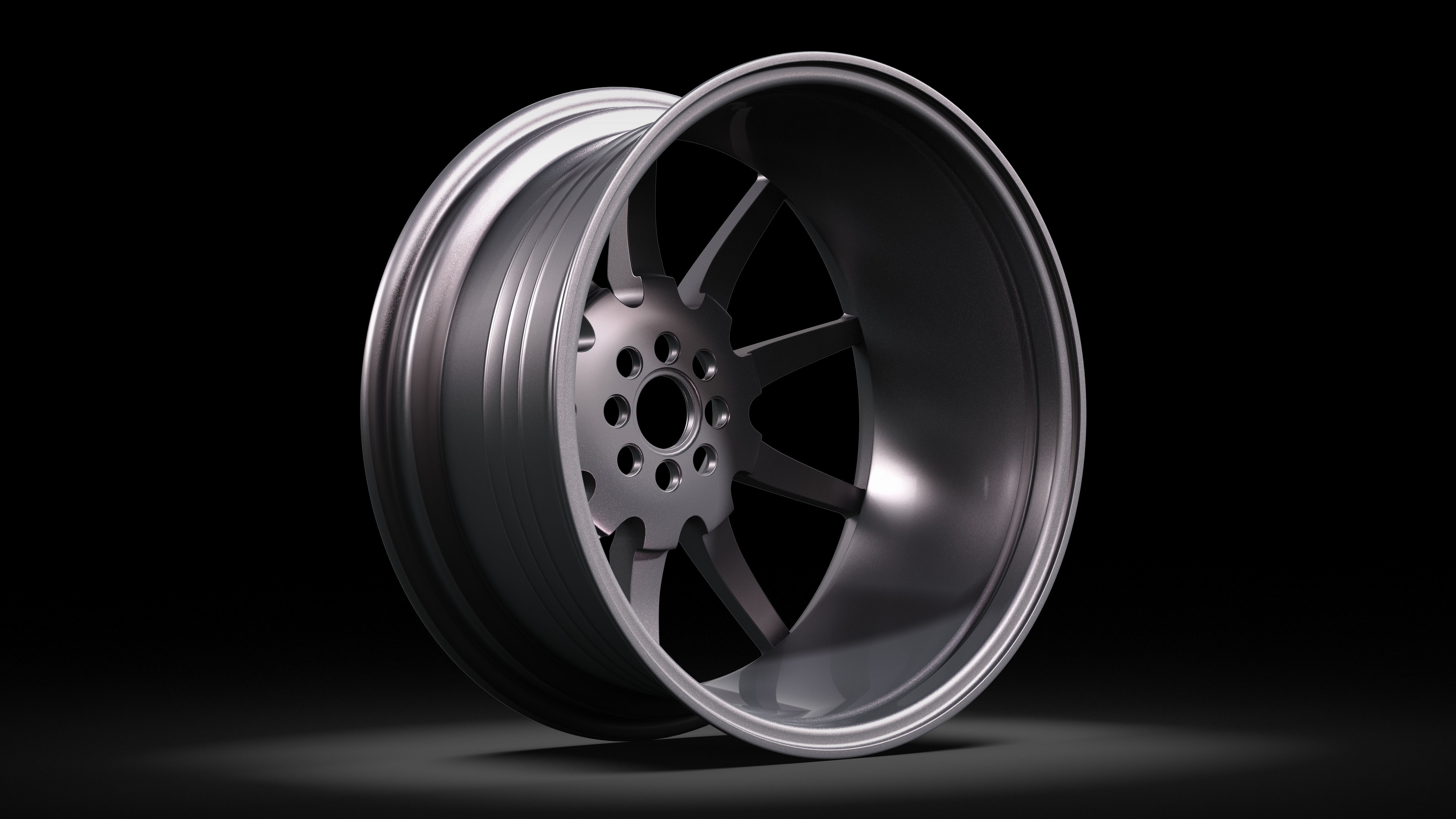 BBS Impreza WRX STI Wheel 3D model_5