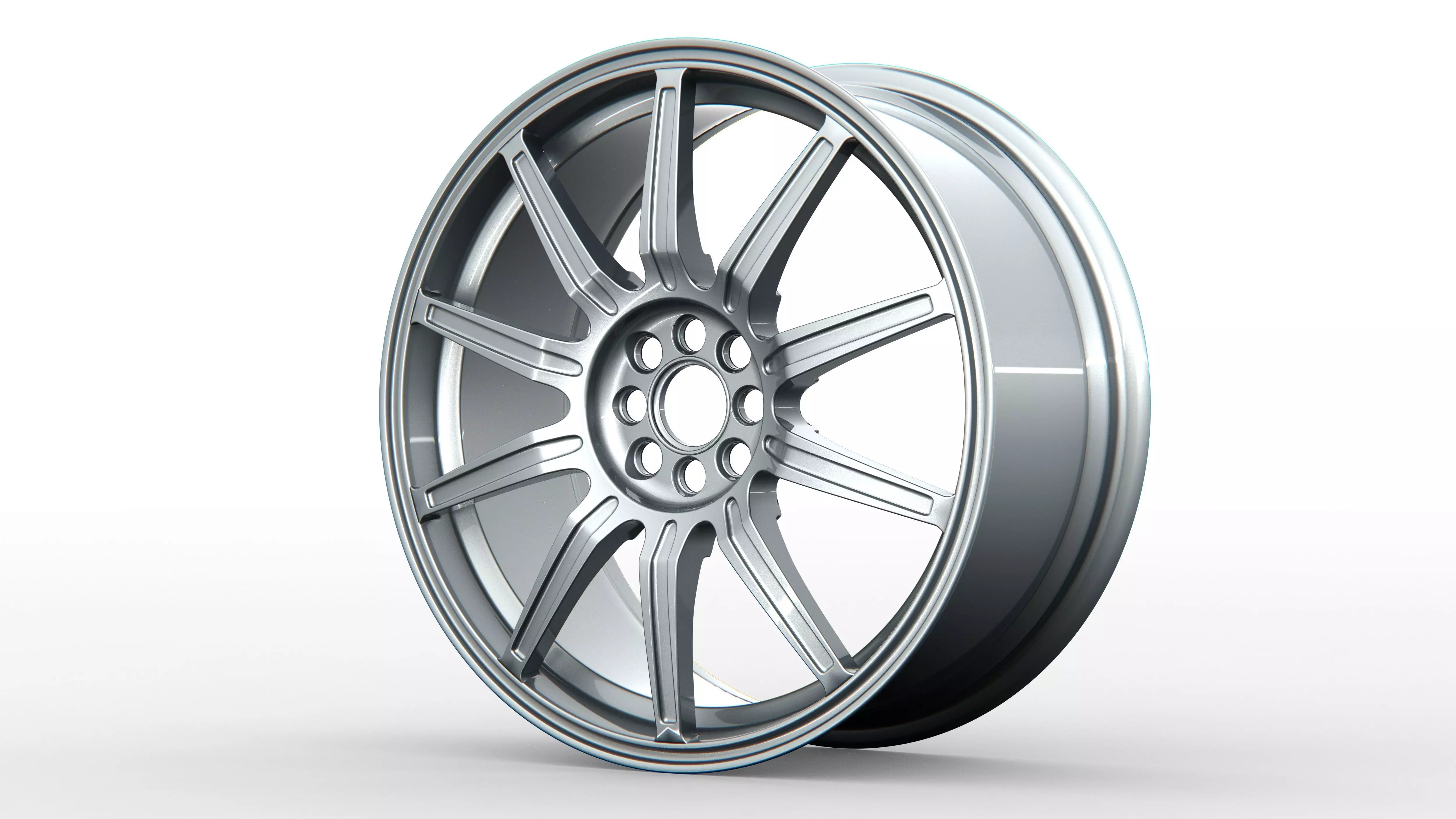 BBS Impreza WRX STI Wheel 3D model_0