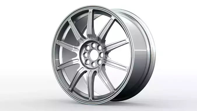 BBS Impreza WRX STI Wheel 3D model