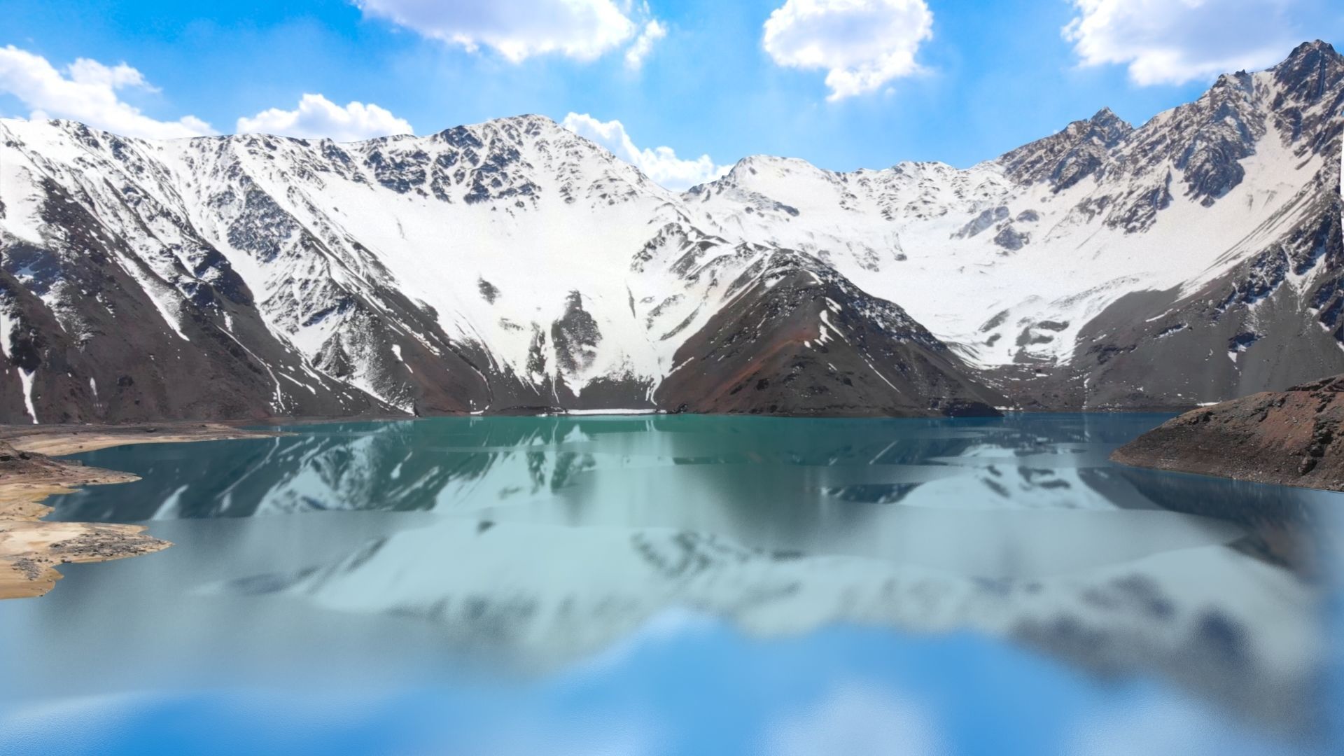 Icy Lagoon Free 3D model_2