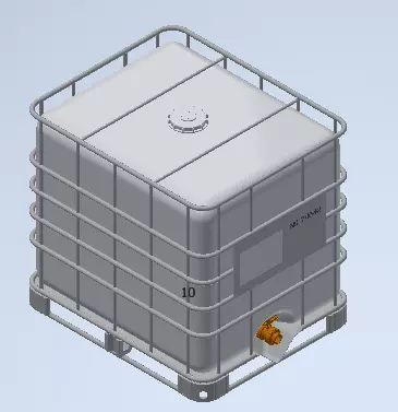 IBC Tank 3D print model
