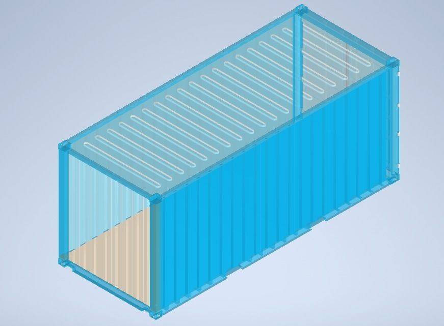 Container plastic sheet 3D print model_1