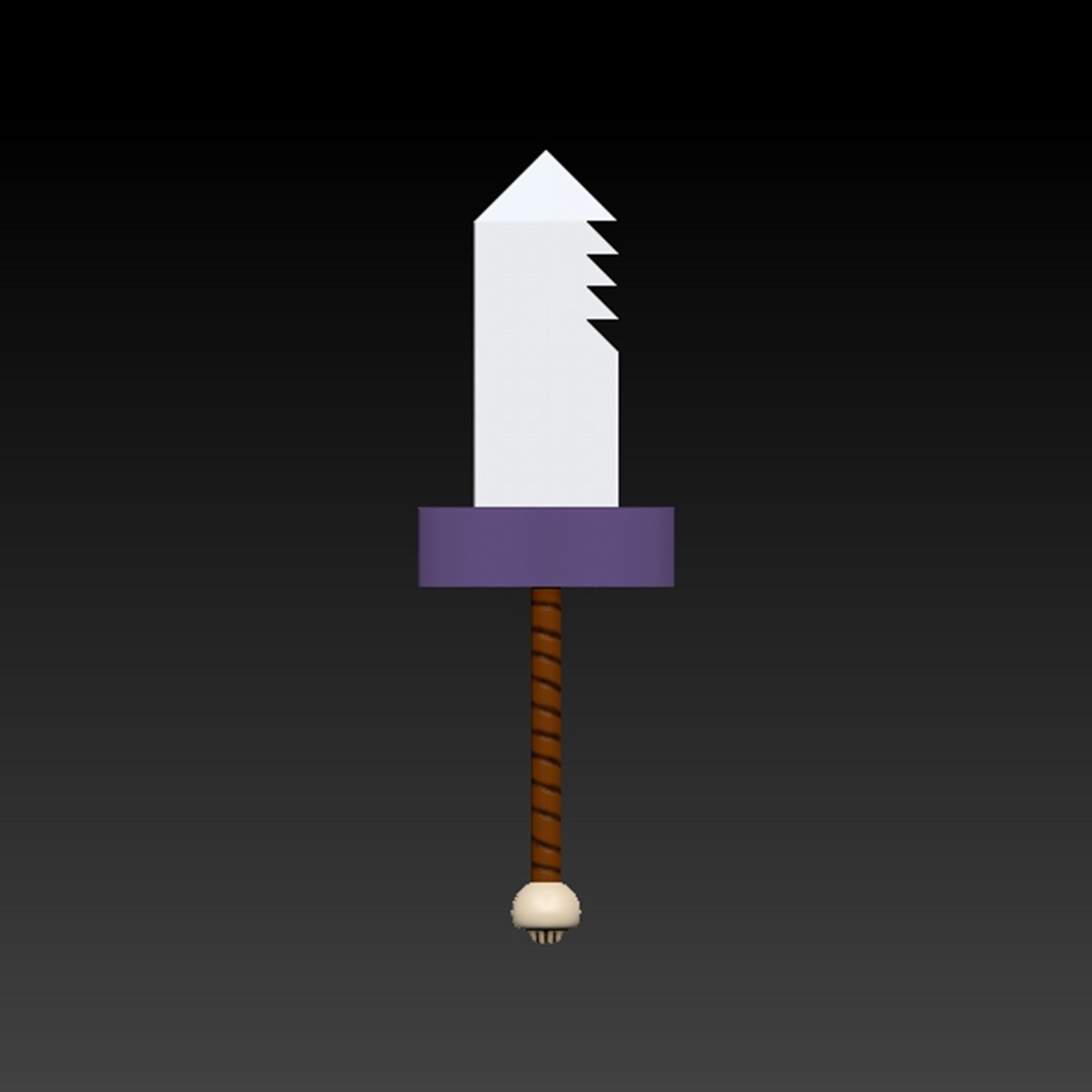 JAKE SWORD ADVENTURE TIME 3D print model_8