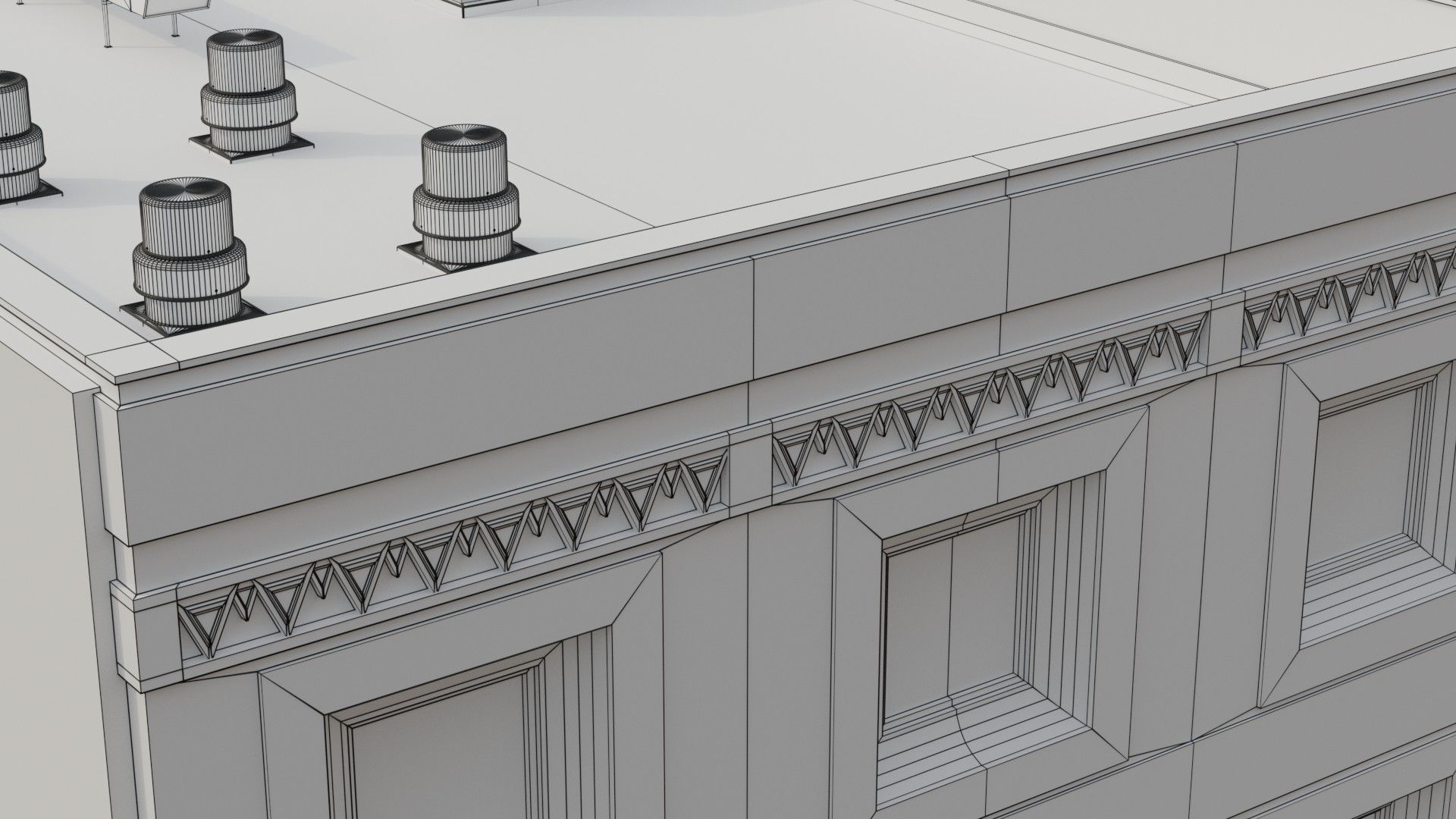 Building 27 Low-poly 3D model_13