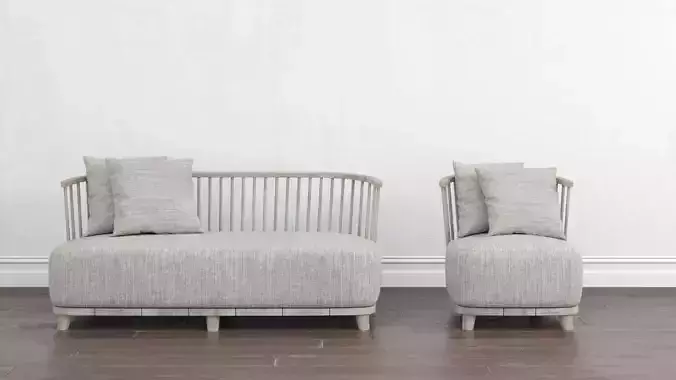 Gommaire Outdoor Sofa and Chair