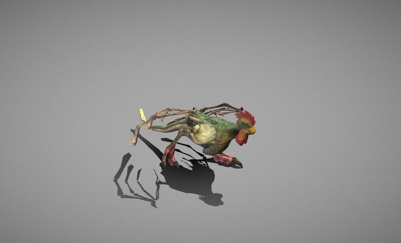 Basilisk Myth Low-poly 3D model_22