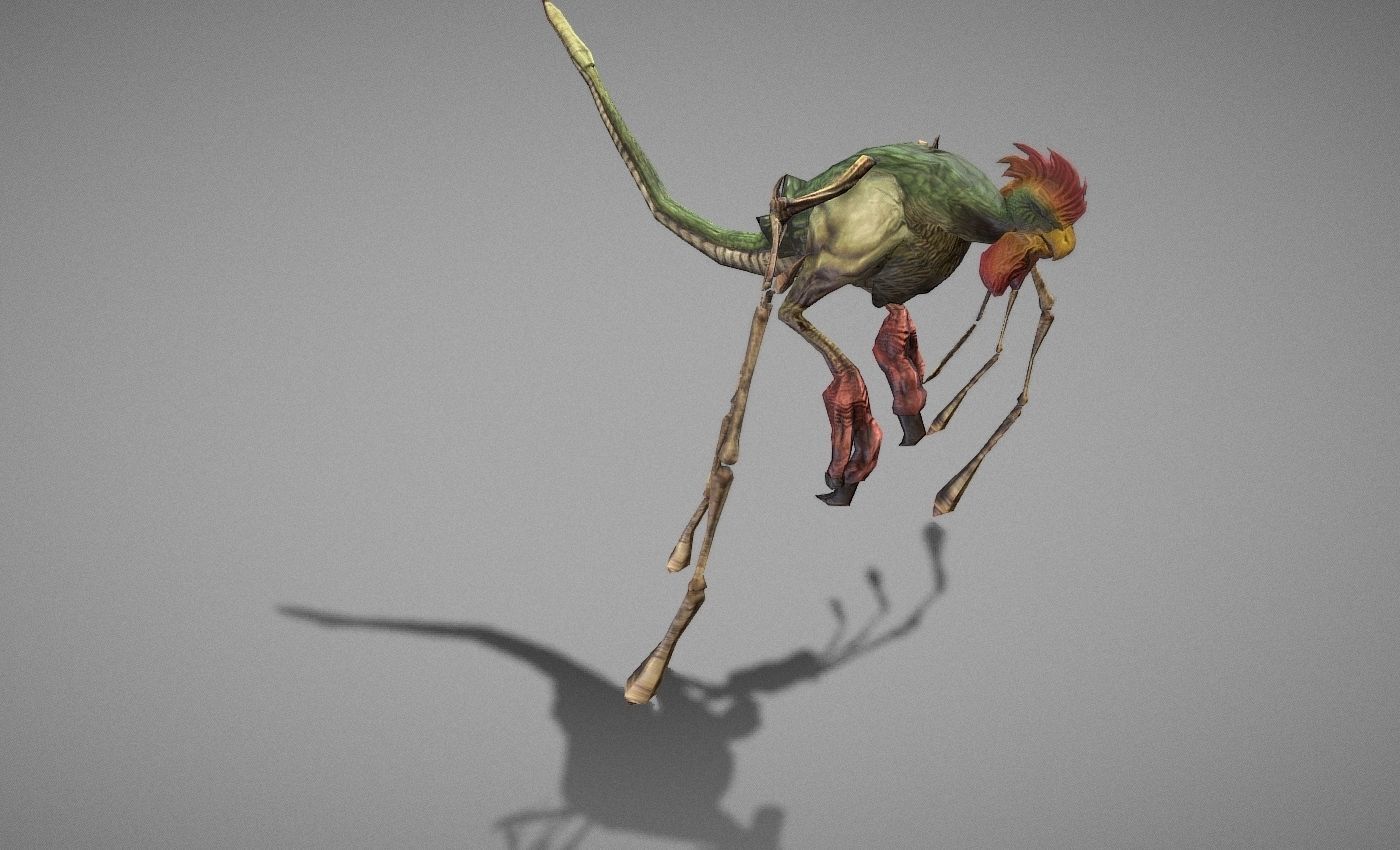 Basilisk Myth Low-poly 3D model_24