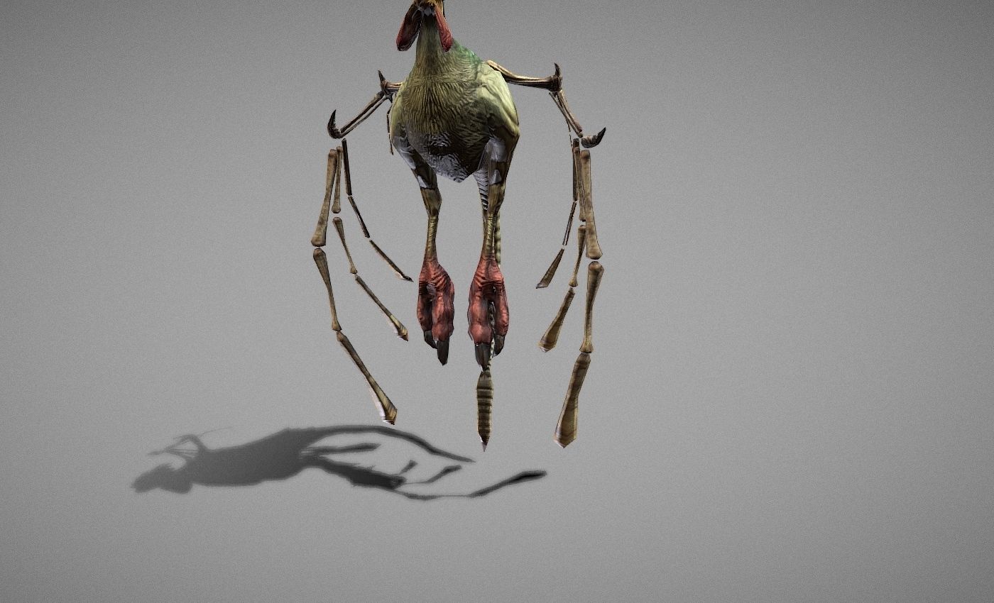 Basilisk Myth Low-poly 3D model_7