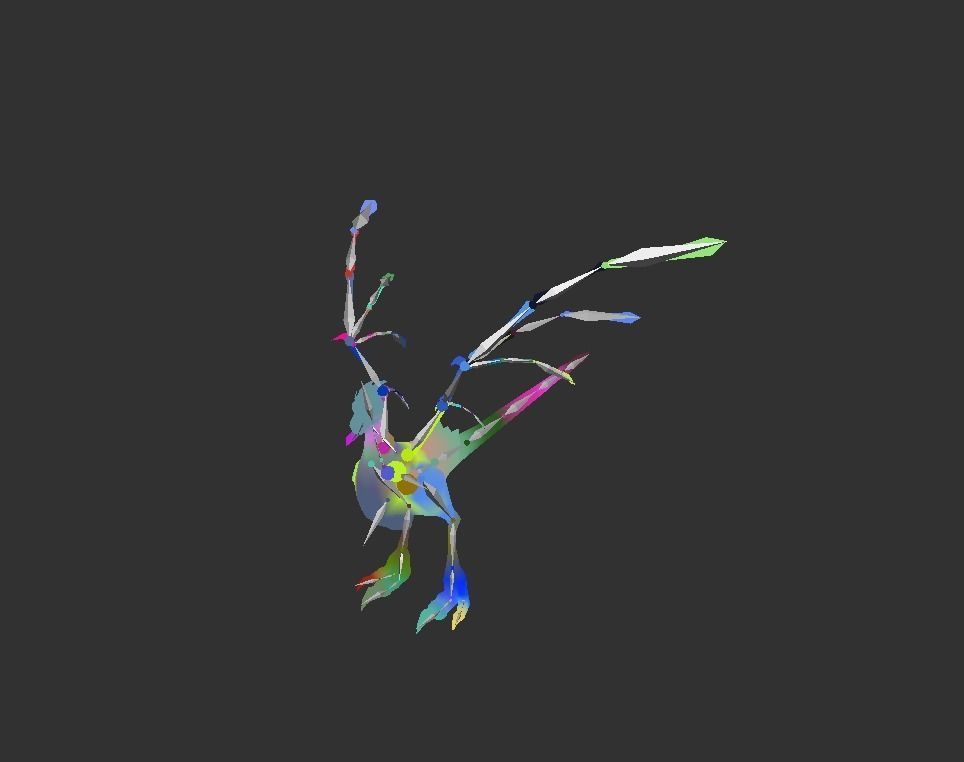 Basilisk Myth Low-poly 3D model_3
