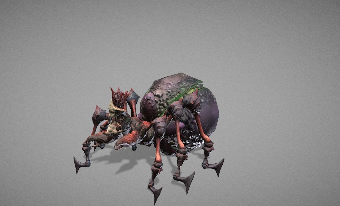 Beast Myth Low-poly 3D model_10