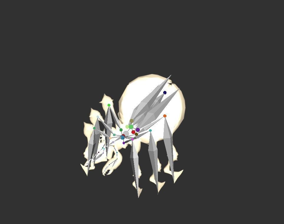 Beast Myth Low-poly 3D model_2