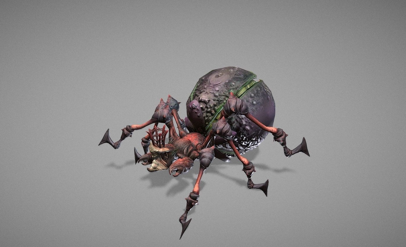 Beast Myth Low-poly 3D model_12