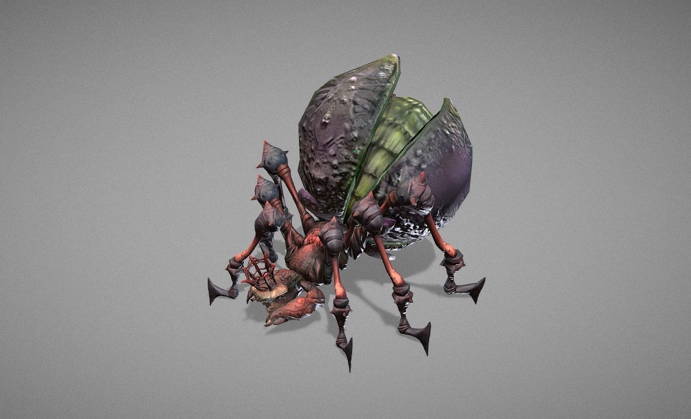 Beast Myth Low-poly 3D model_16