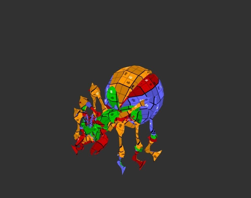 Beast Myth Low-poly 3D model_6