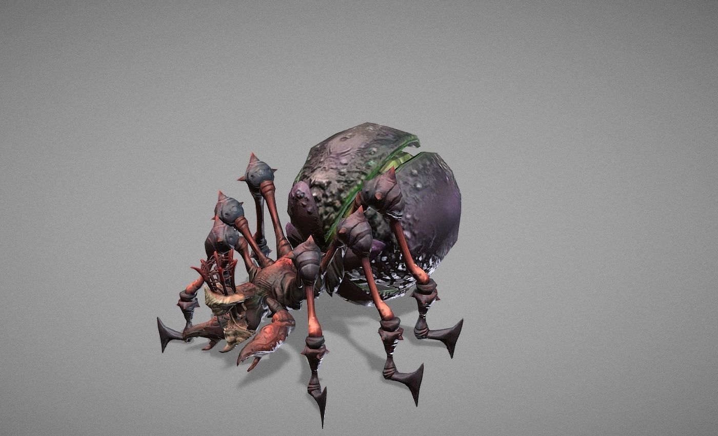 Beast Myth Low-poly 3D model_11