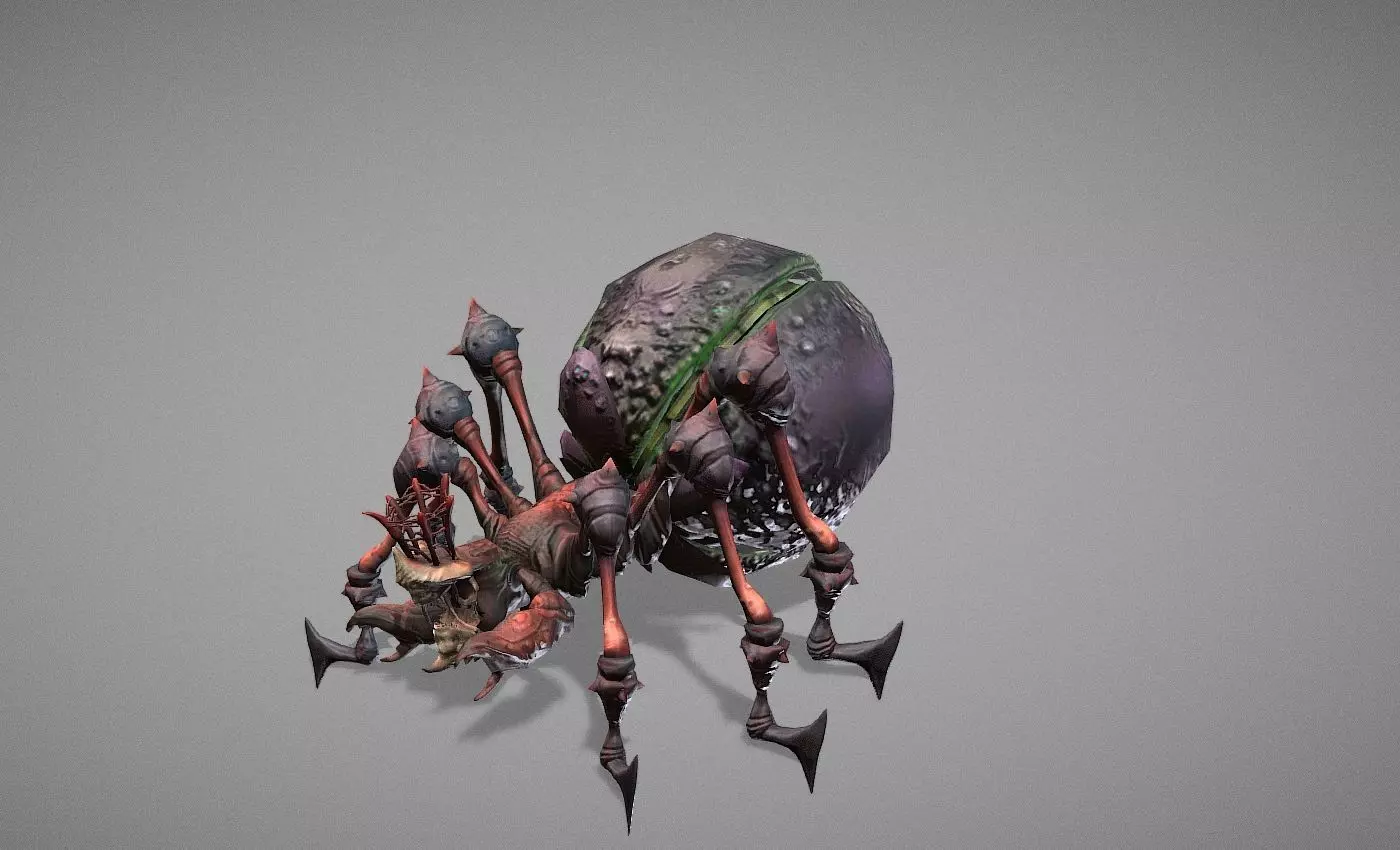 Beast Myth Low-poly 3D model_0