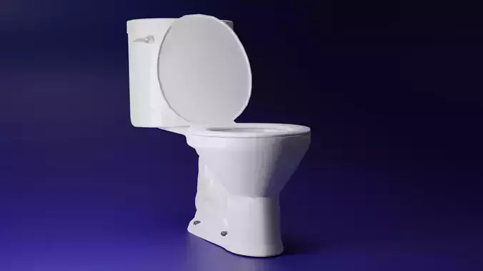 3D Toilet 3D model 3D model