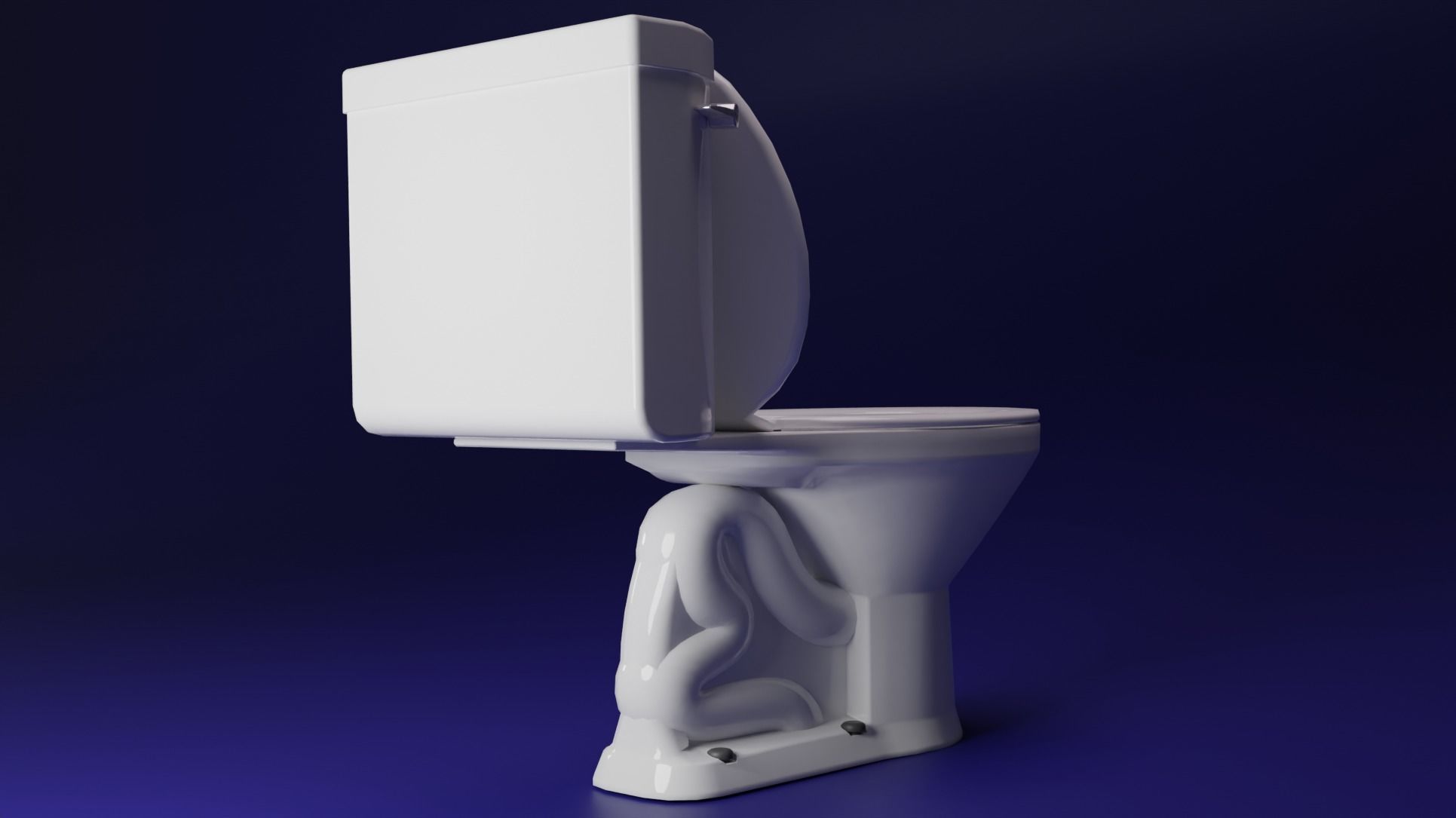 3D Toilet 3D model 3D model_1