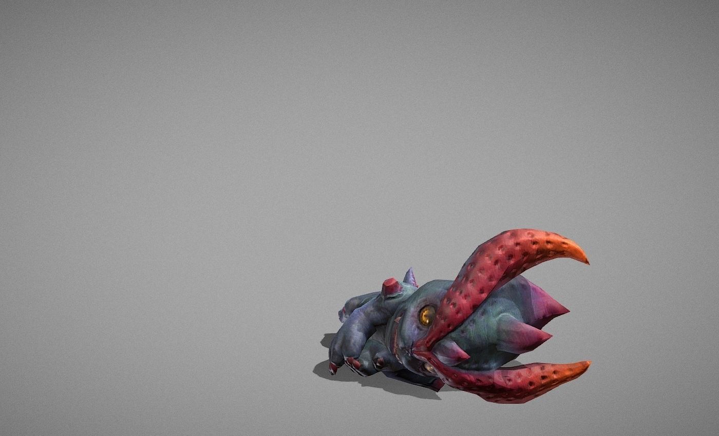 Hellhound Myth Low-poly 3D model_13