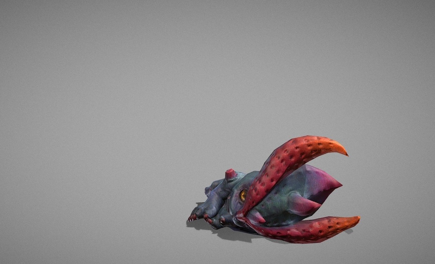 Hellhound Myth Low-poly 3D model_10