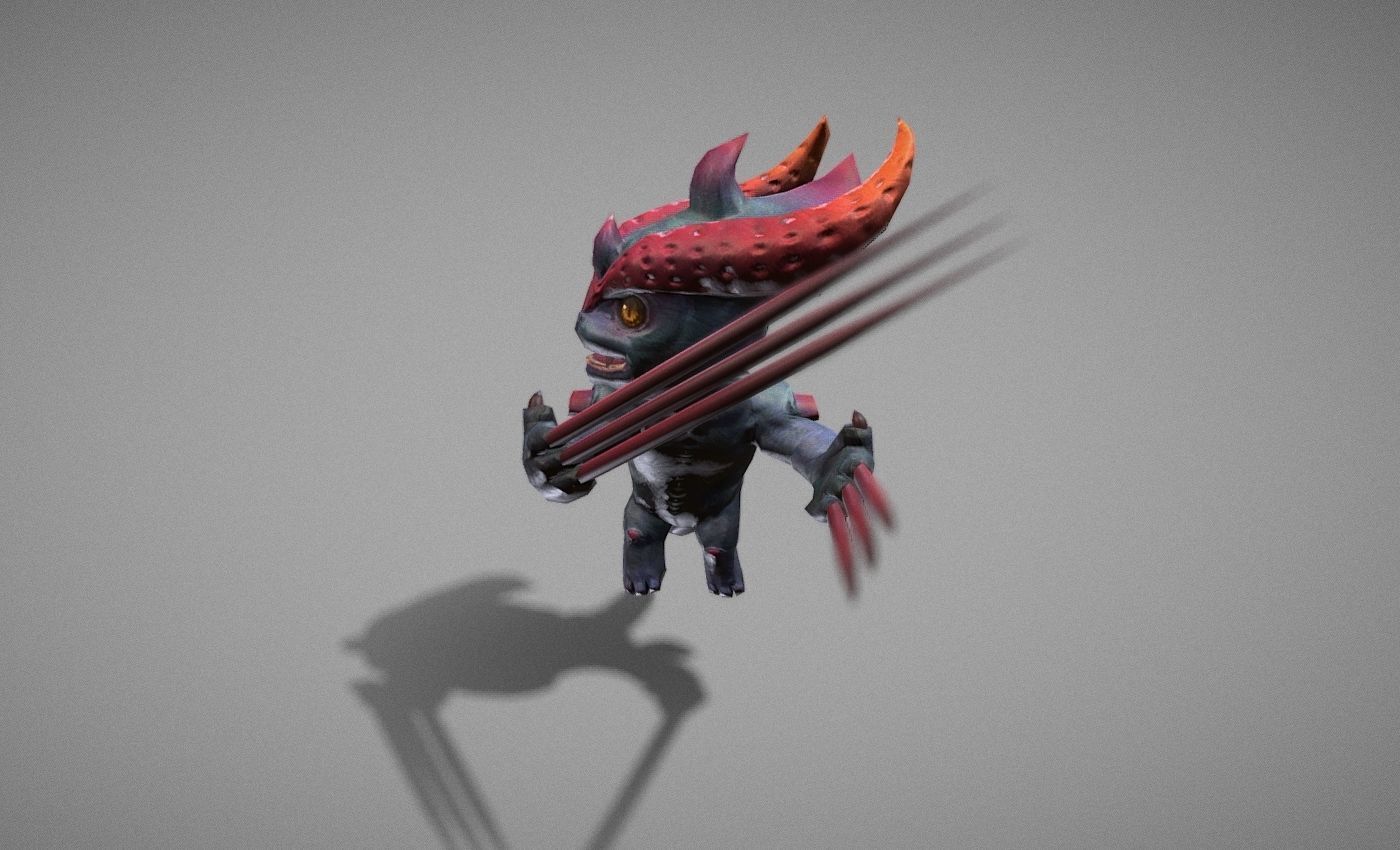 Hellhound Myth Low-poly 3D model_25