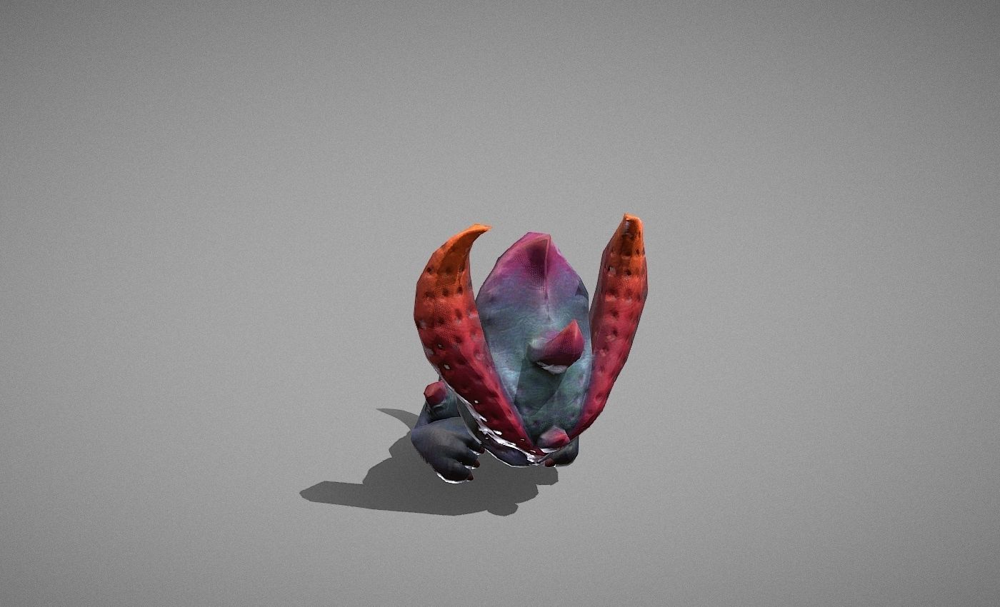 Hellhound Myth Low-poly 3D model_7