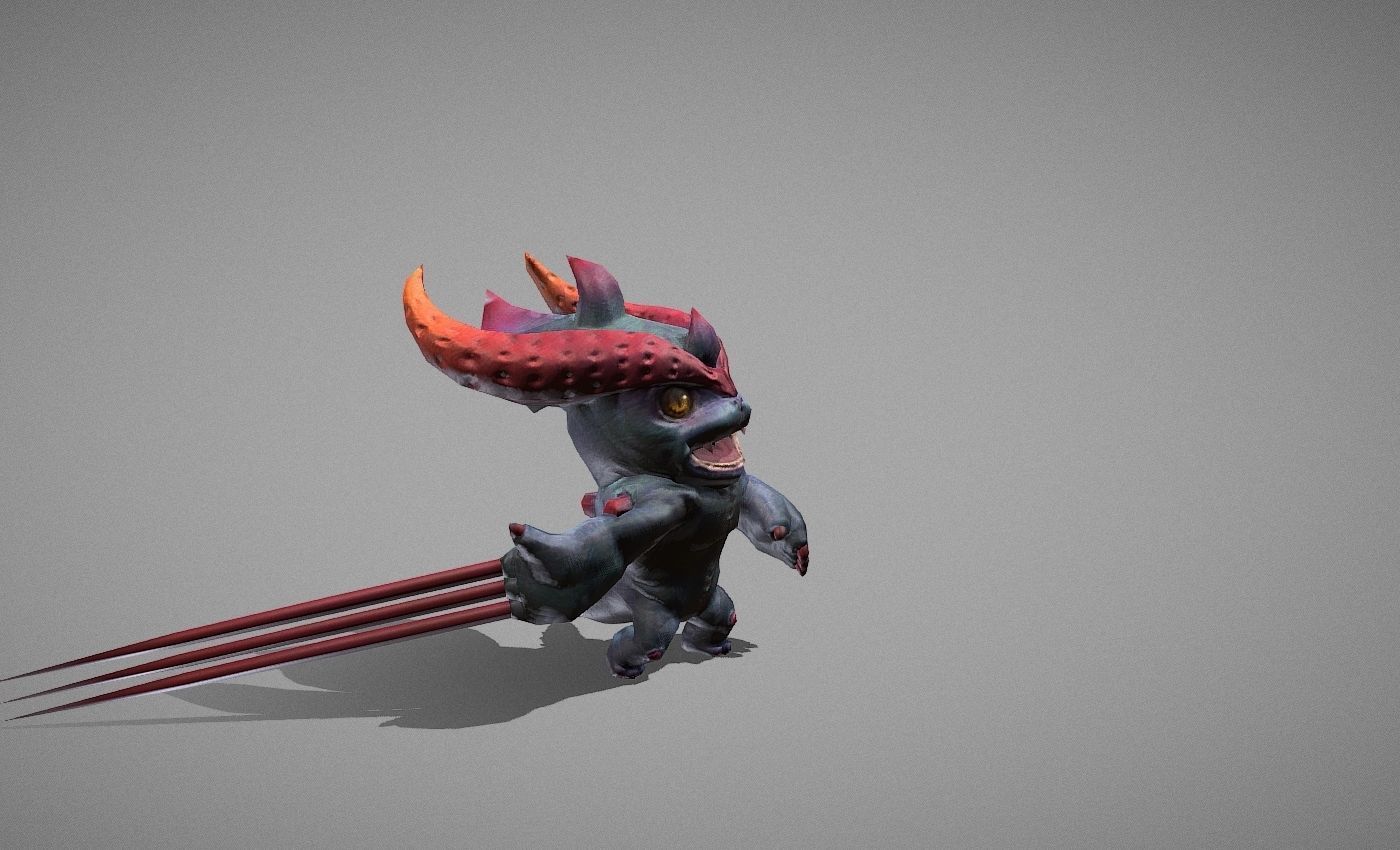 Hellhound Myth Low-poly 3D model_17