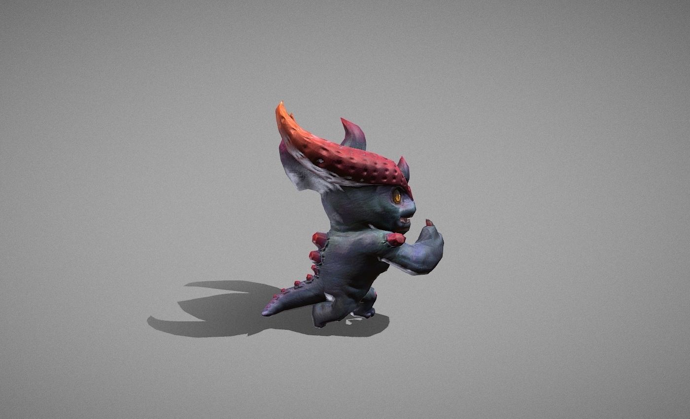 Hellhound Myth Low-poly 3D model_24