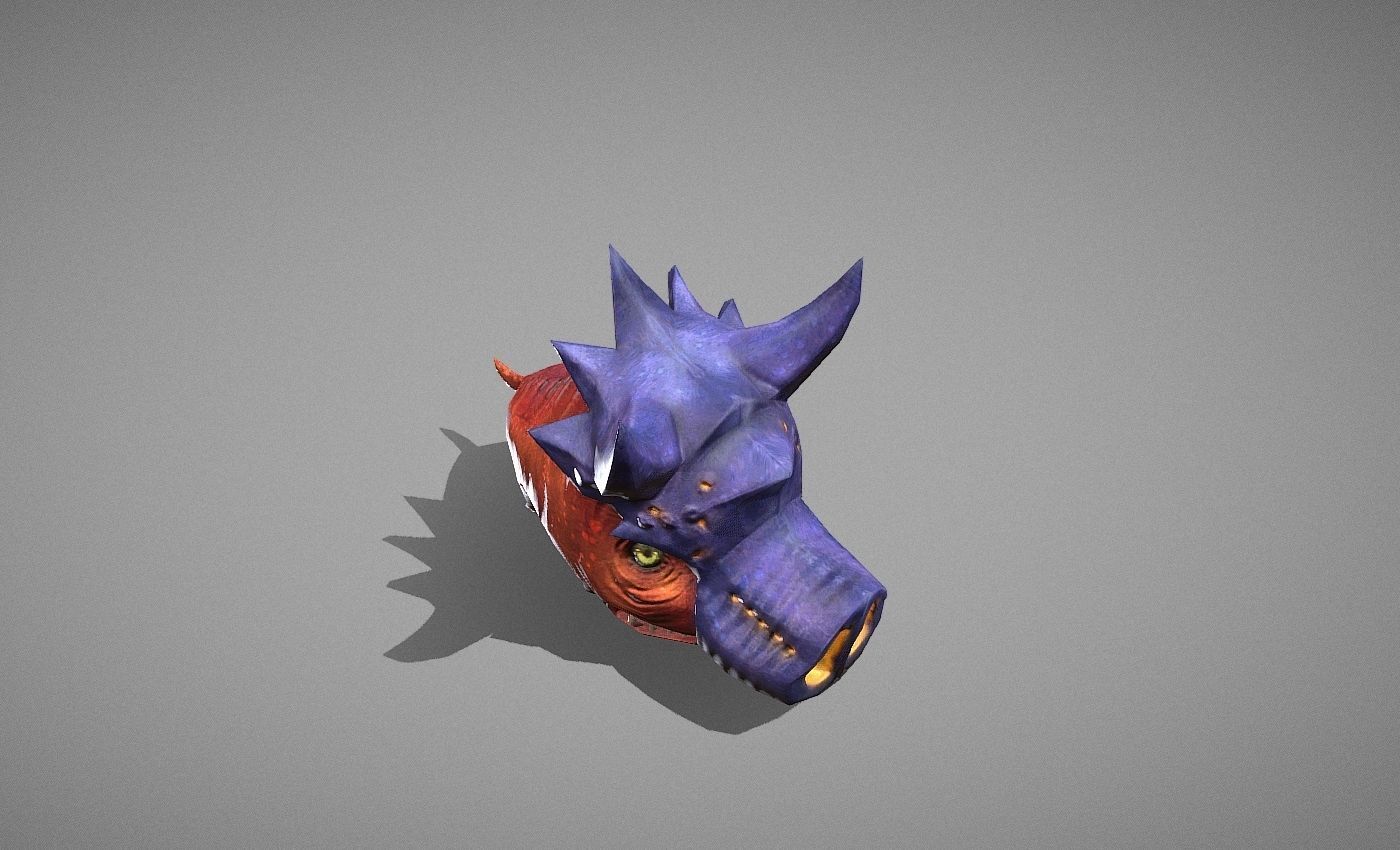 Skull Trooper Creature Low-poly 3D model_22