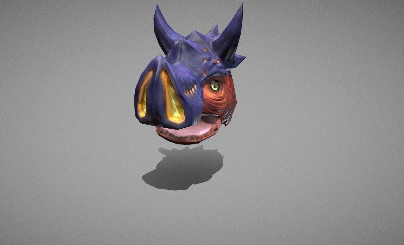 Skull Trooper Creature Low-poly 3D model_15