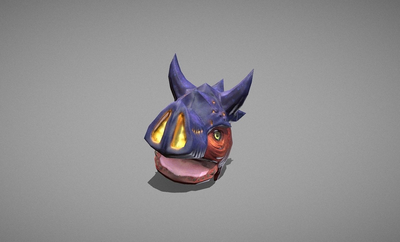 Skull Trooper Creature Low-poly 3D model_19