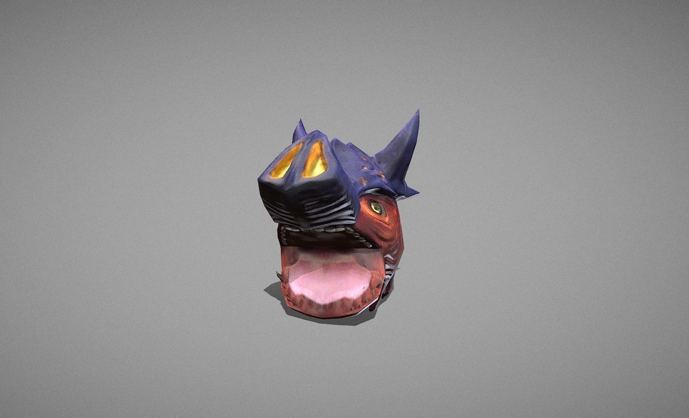 Skull Trooper Creature Low-poly 3D model_14