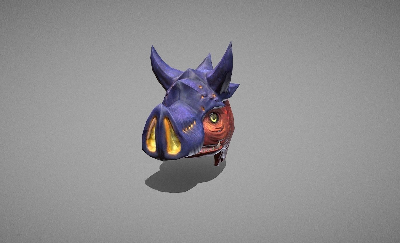 Skull Trooper Creature Low-poly 3D model_11