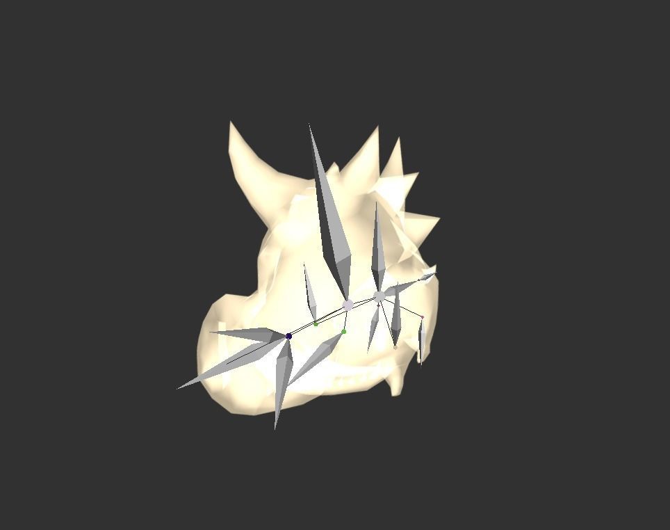 Skull Trooper Creature Low-poly 3D model_2