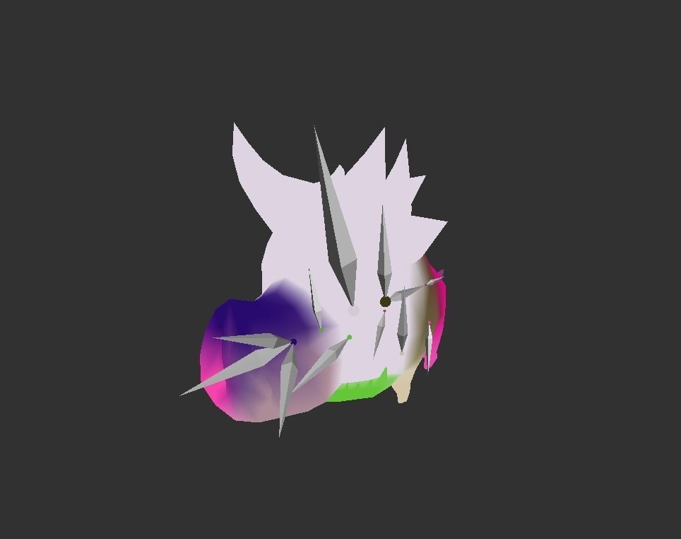 Skull Trooper Creature Low-poly 3D model_3