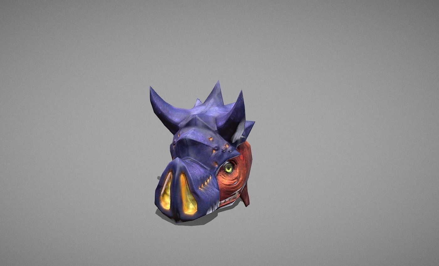 Skull Trooper Creature Low-poly 3D model_13