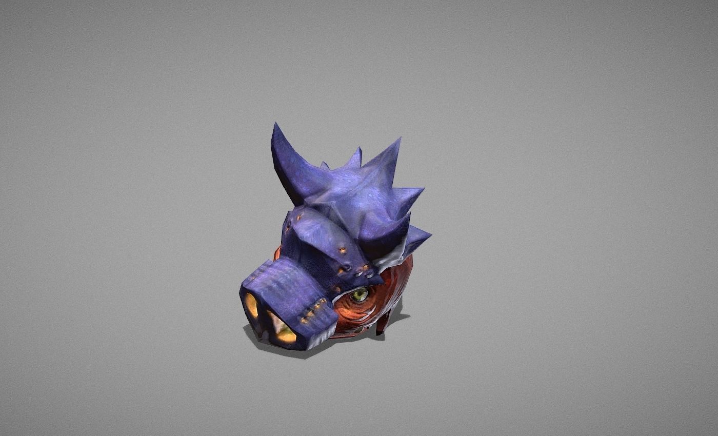 Skull Trooper Creature Low-poly 3D model_12