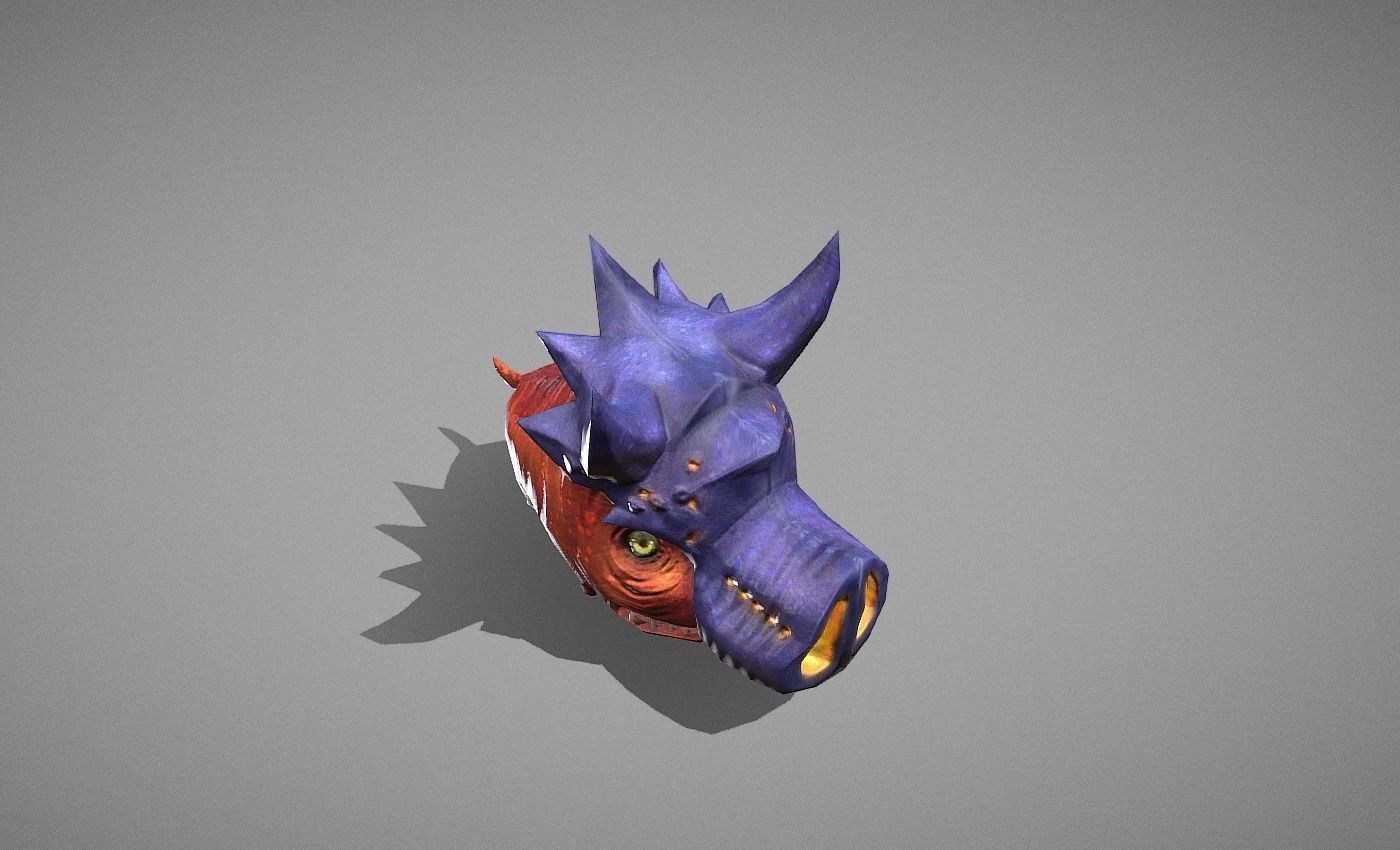 Skull Trooper Creature Low-poly 3D model_25