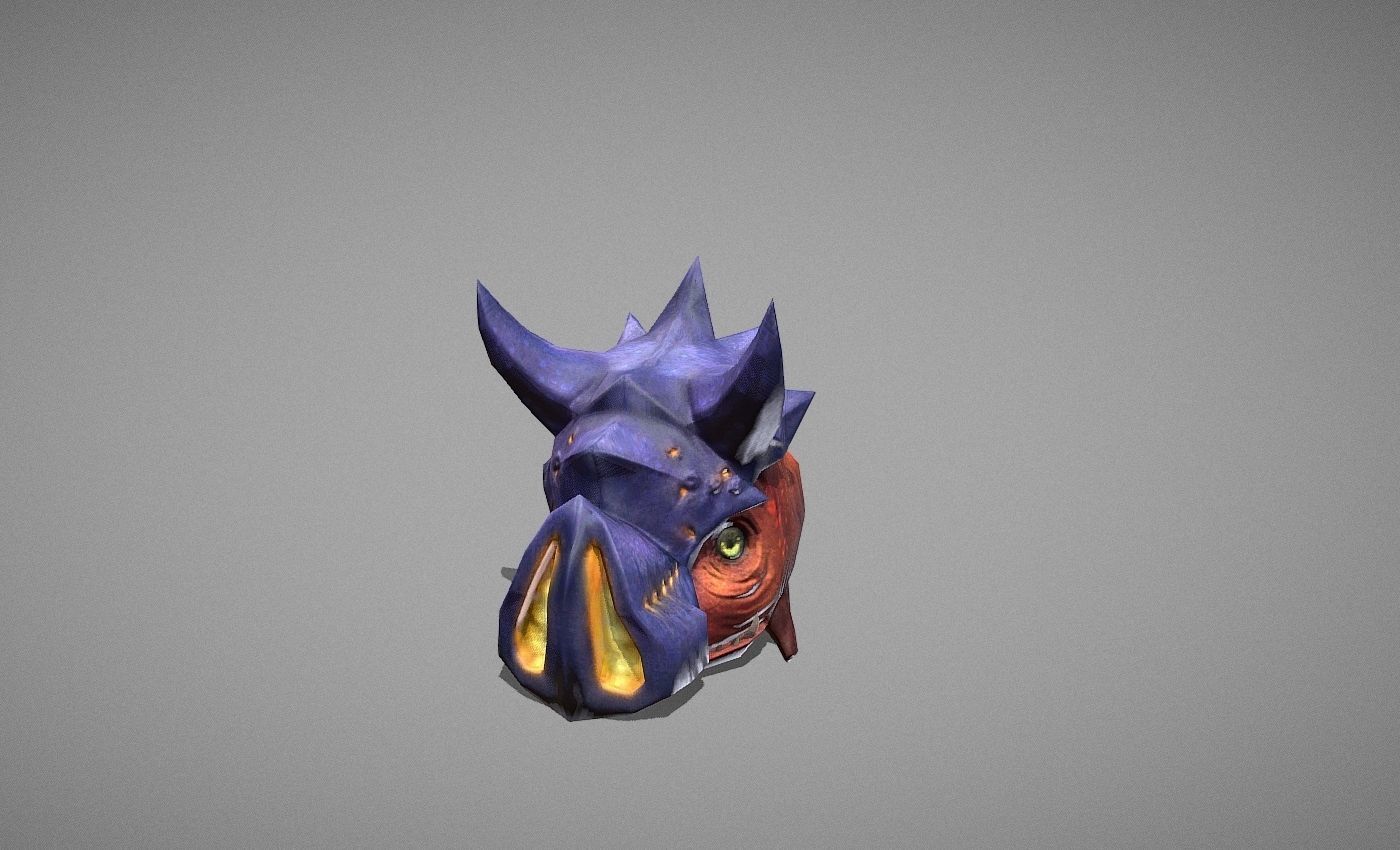 Skull Trooper Creature Low-poly 3D model_17