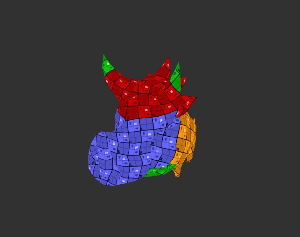 Skull Trooper Creature Low-poly 3D model_6