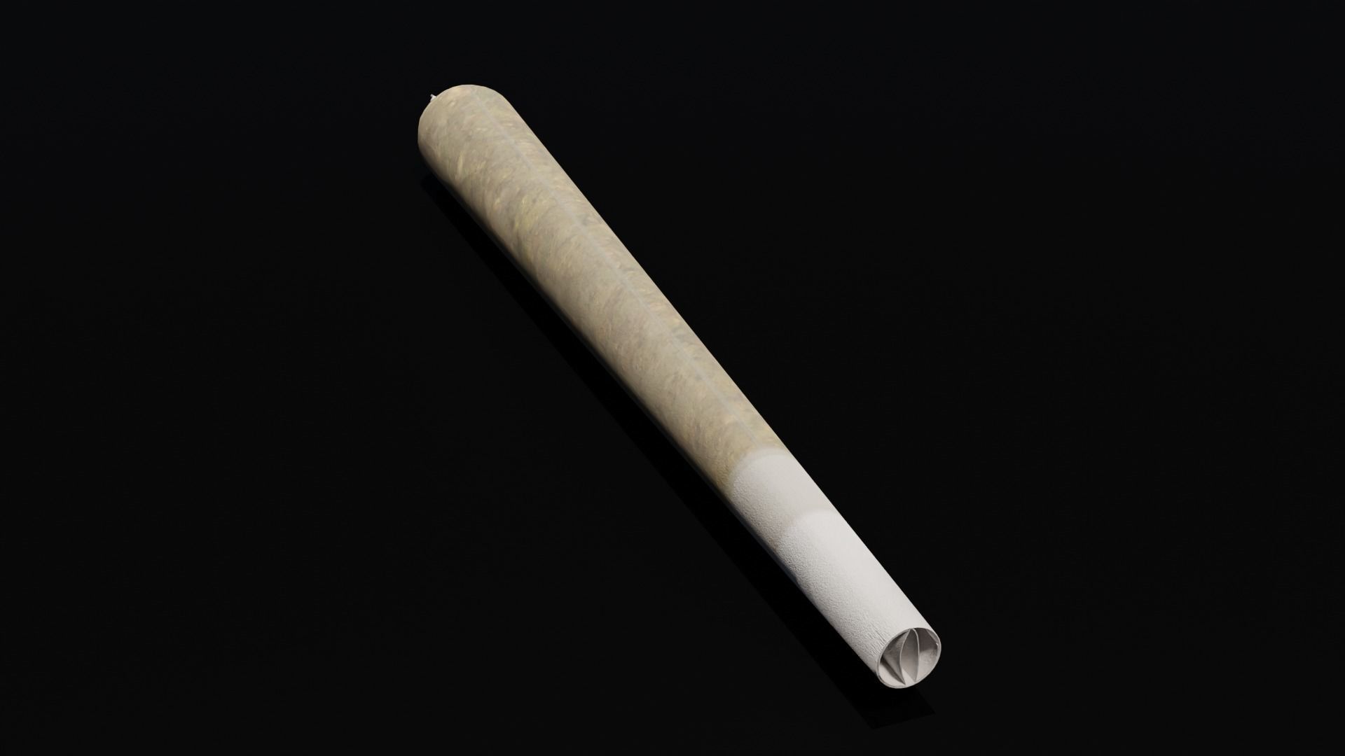 Joint 4K tobacco pipe Low-poly 3D model_5