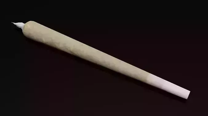 Joint 4K tobacco pipe Low-poly 3D model