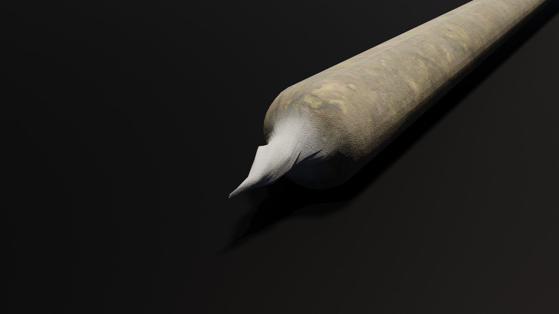 Joint 4K tobacco pipe Low-poly 3D model_8