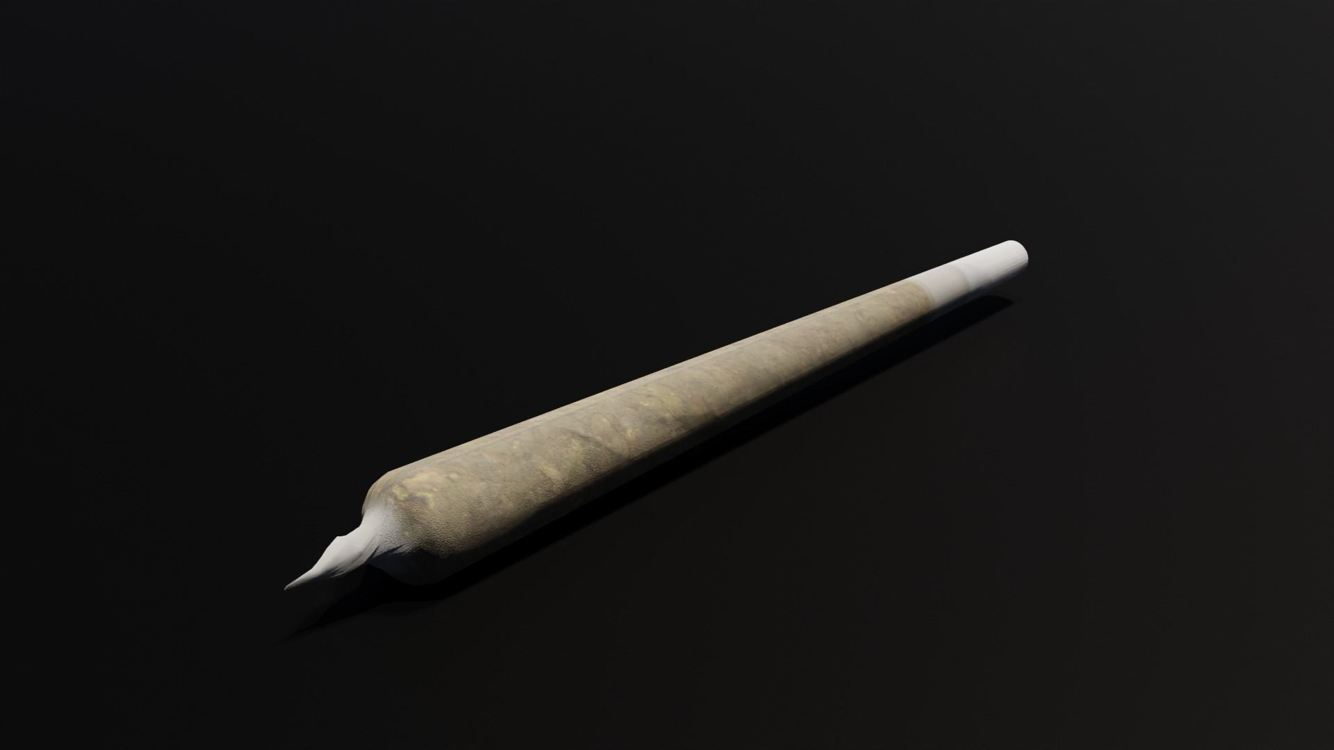 Joint 4K tobacco pipe Low-poly 3D model_7