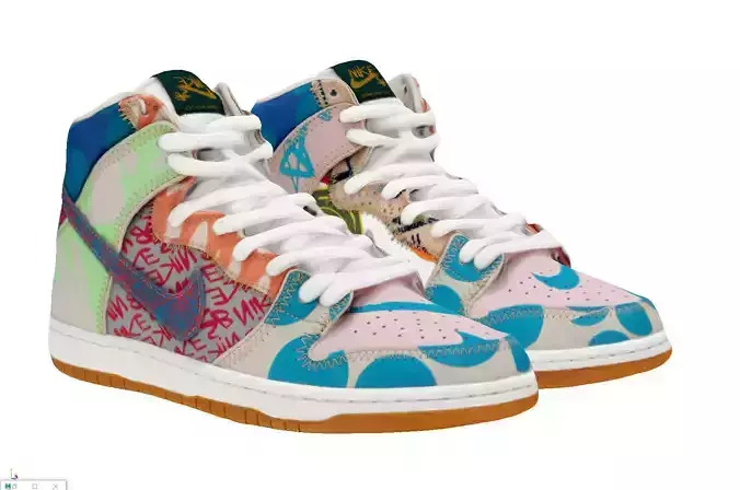 Nike SB Dunk High Thomas Campbell What The Dunk