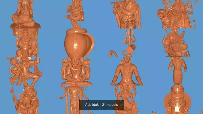 ALL Idols 3D Model Collection